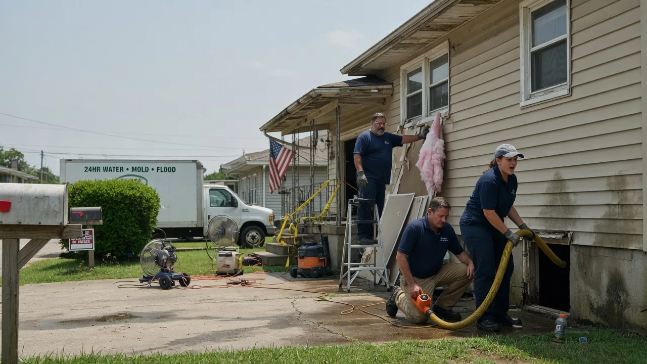 Water Damage Repair in Burnt Prairie, IL near me